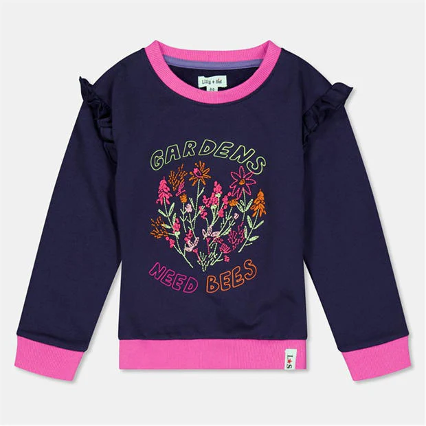 Lilly and Sid - Kids' Crew Sweatshirt