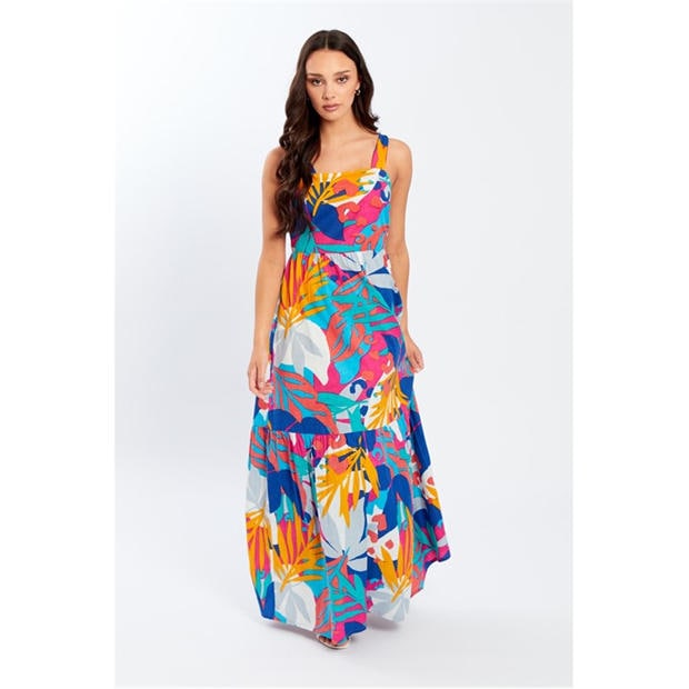 Be You - Women's Tie Back Maxi Dress