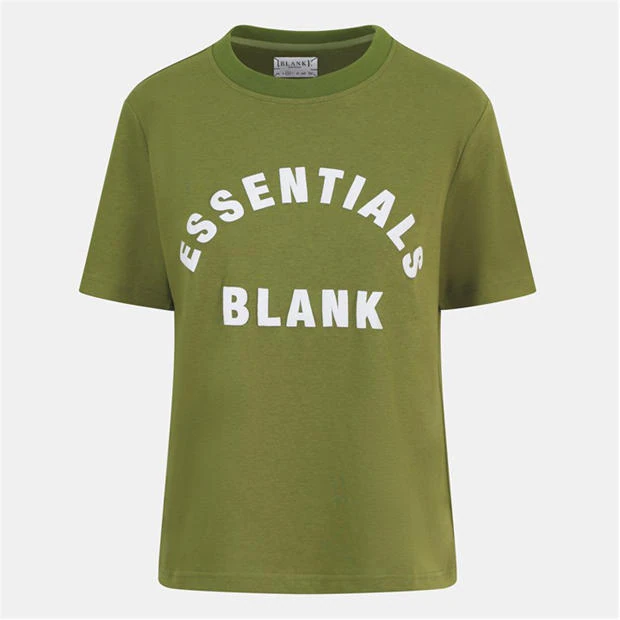 Blank Essentials - Women's E Arch Cotton Short Sleeve Oversized T-Shirt