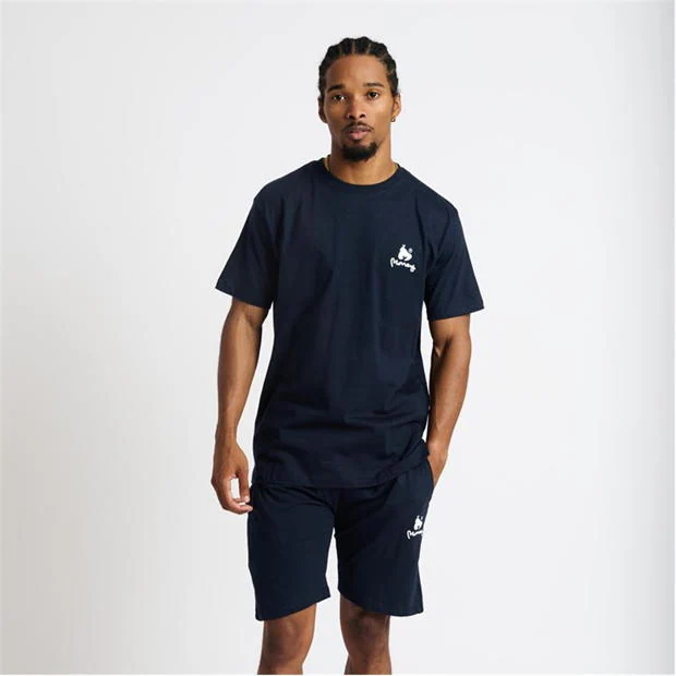 Money - Lounger Elasticated Short Twin Set