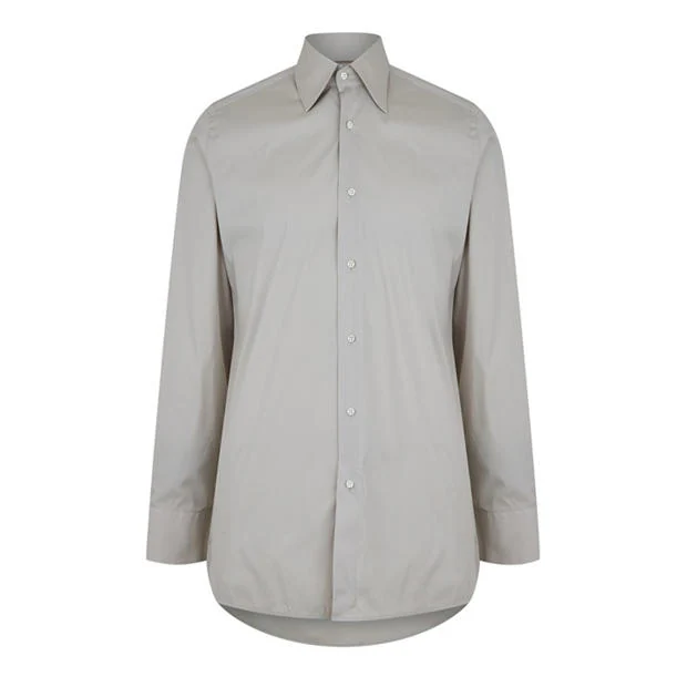 BOSS - Men's  Camel Long Sleeve Dress Shirt
