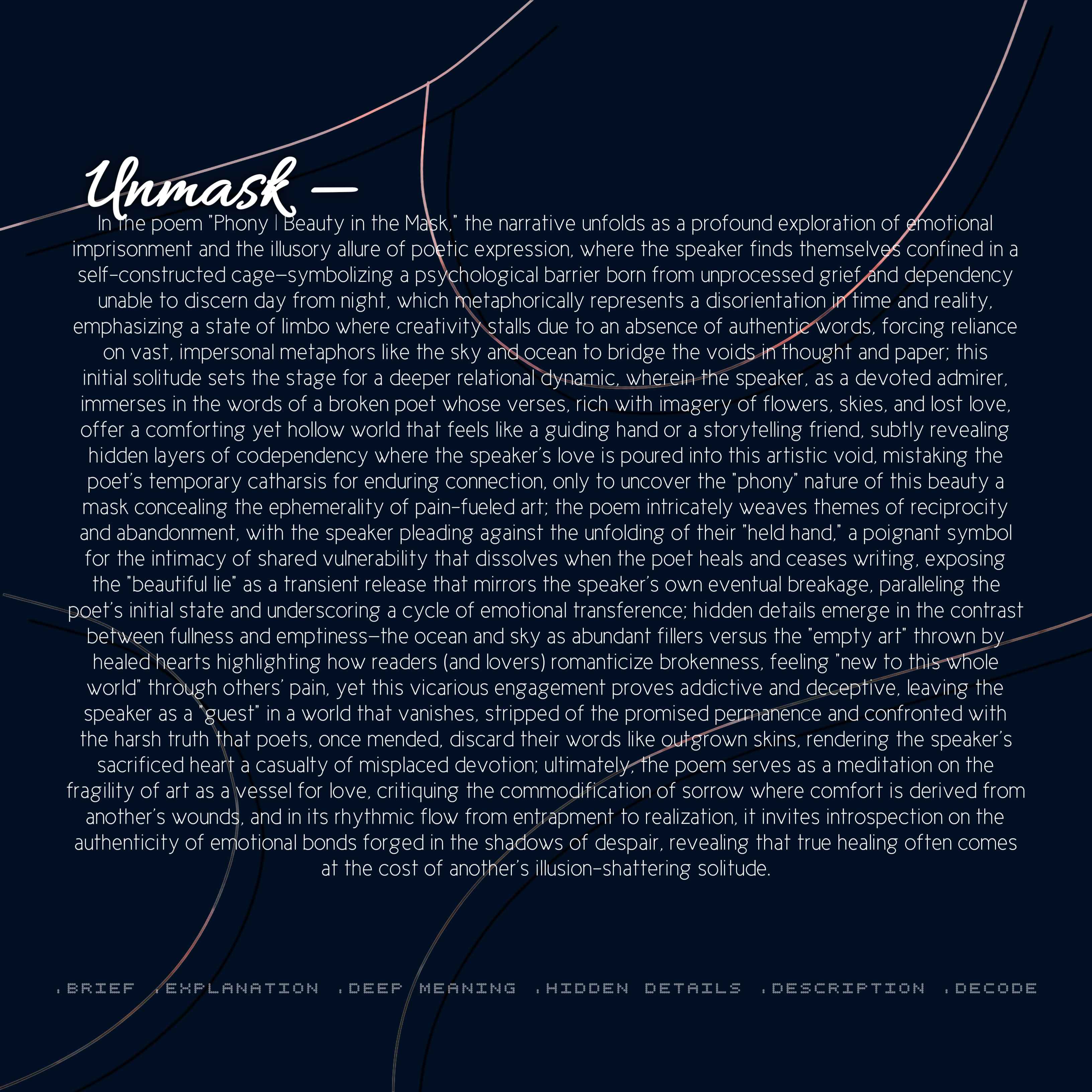 Phony Beauty in the Mask Published - Image 9