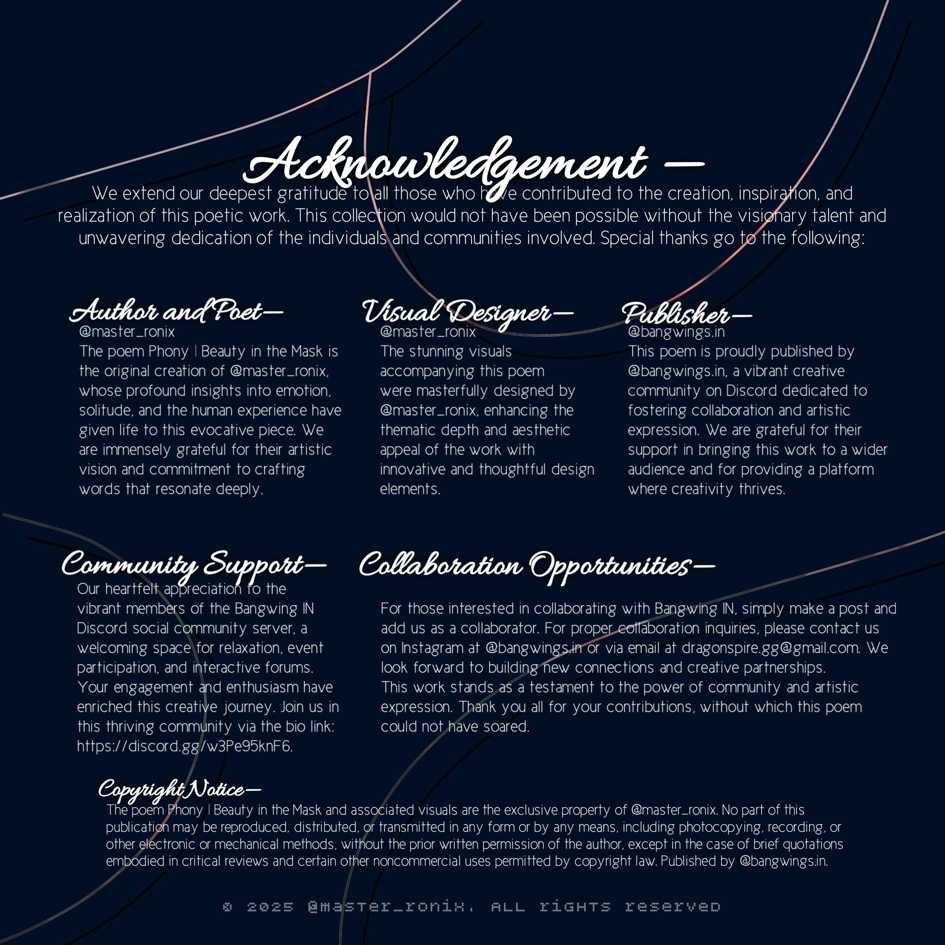 Phony Beauty in the Mask Published - Image 10