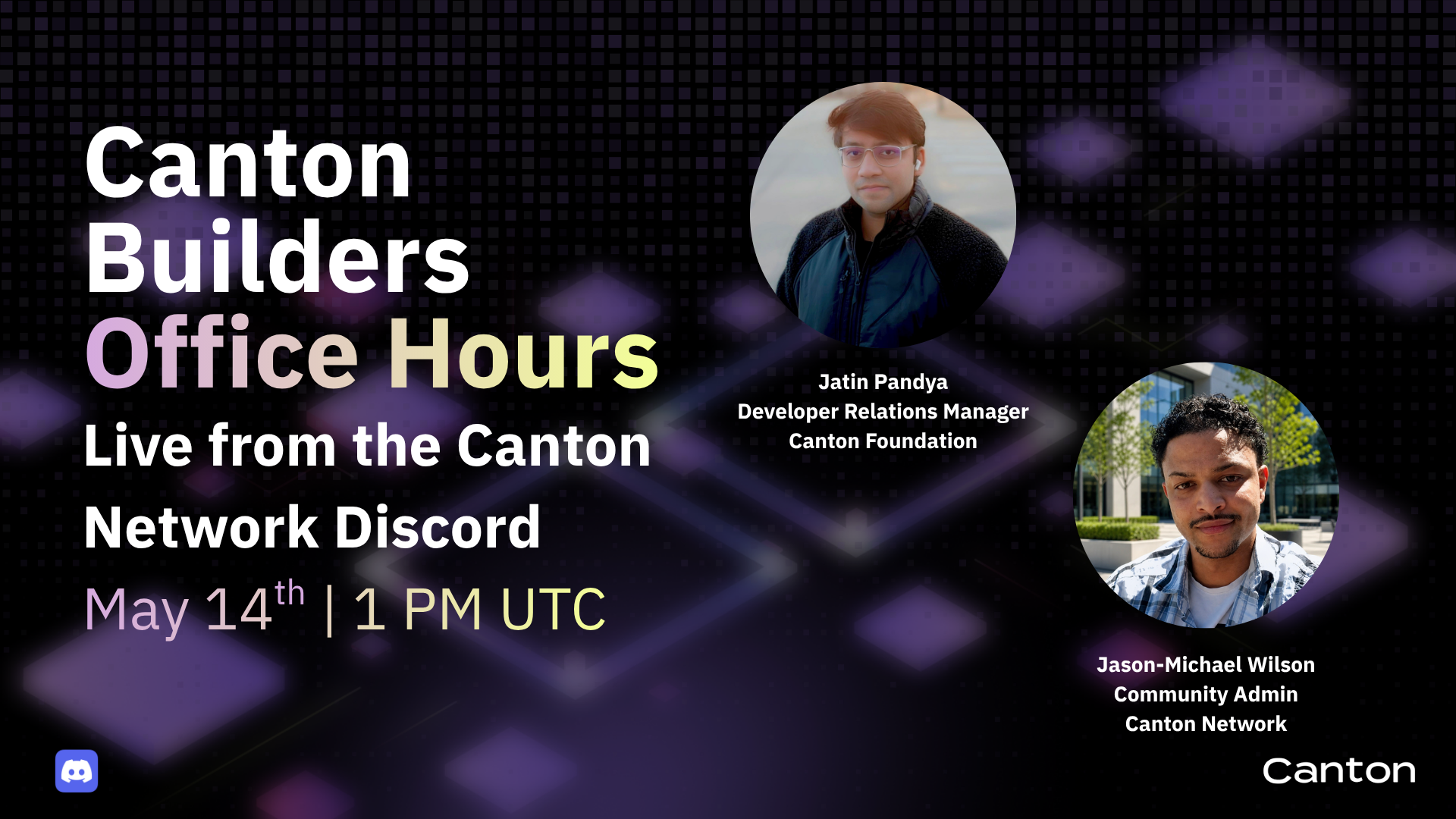 Builder Office Hours on Canton Network