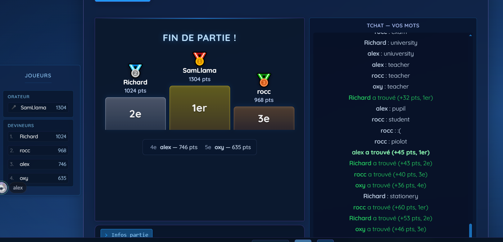 Join Live Word & Board Games (ENG-ESP)