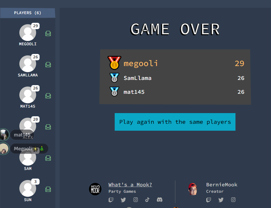 Join Live Word & Board Games (ENG-ESP)