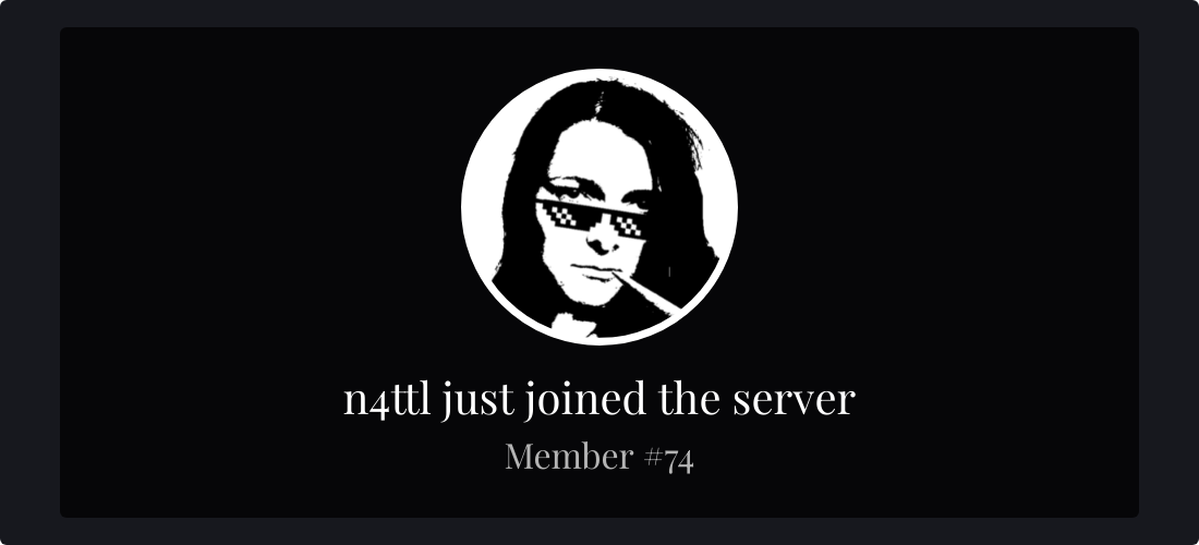 Hey @n4ttl, welcome to **RebelHub Community**! ![card.png](https://cdn.discordapp.com/attachments/1423972945591664712/1454576180157087998/card.png?ex=69db5be2&is=69da0a62&hm=0328b9153d15ad58378eca5de604cf8c20558f16a069cb40172a7bbe13618912&)