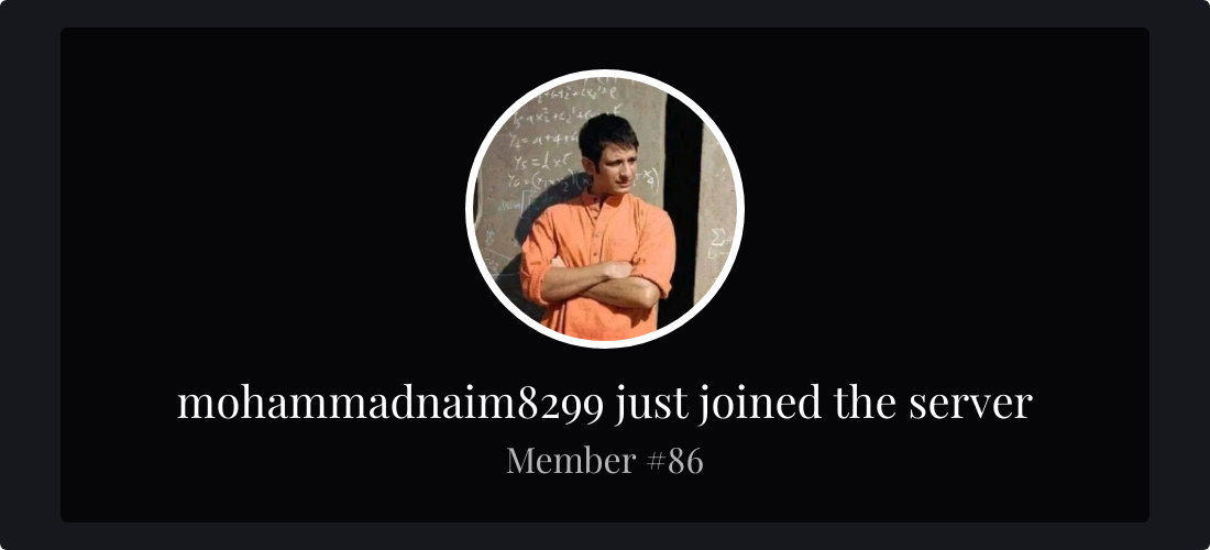 Hey @NAIM, welcome to **RebelHub Community**! ![card.png](https://cdn.discordapp.com/attachments/1423972945591664712/1460644767586058364/card.png?ex=69da5d72&is=69d90bf2&hm=2240a203098010744f157f7fe7e49c4bc6f072bc710fcf0513277a8fa23dbb56&)