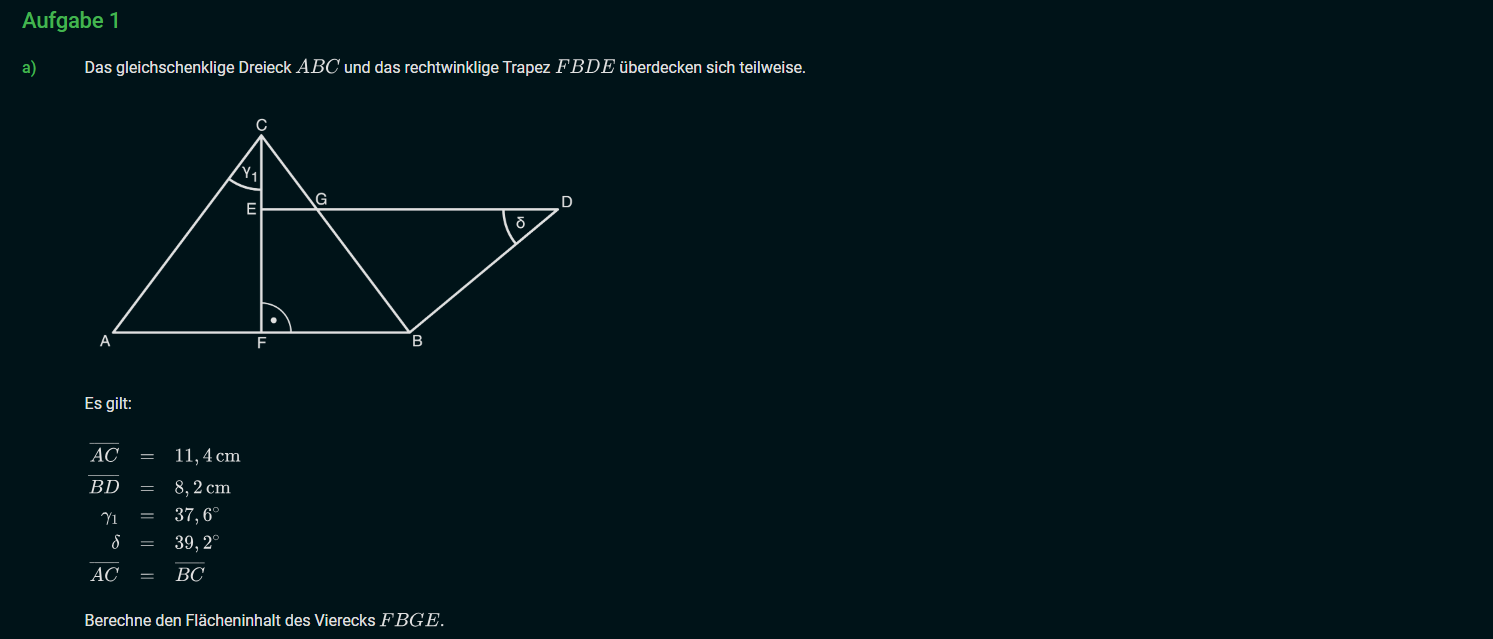 2023 B Aufgabe 1 Teil 1