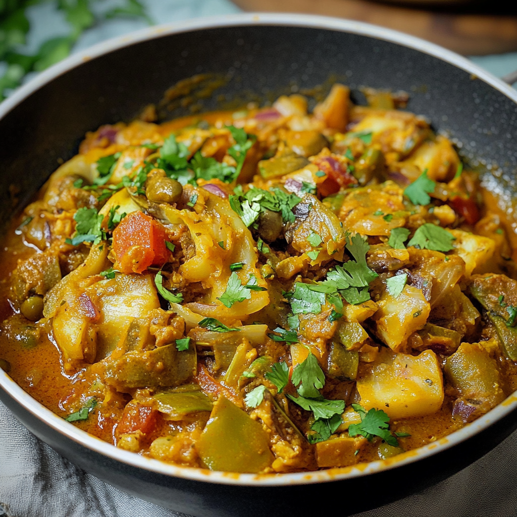 Weißkohl Curry