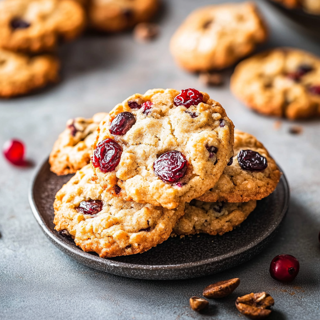 Cranberry-Hafer-Cookies