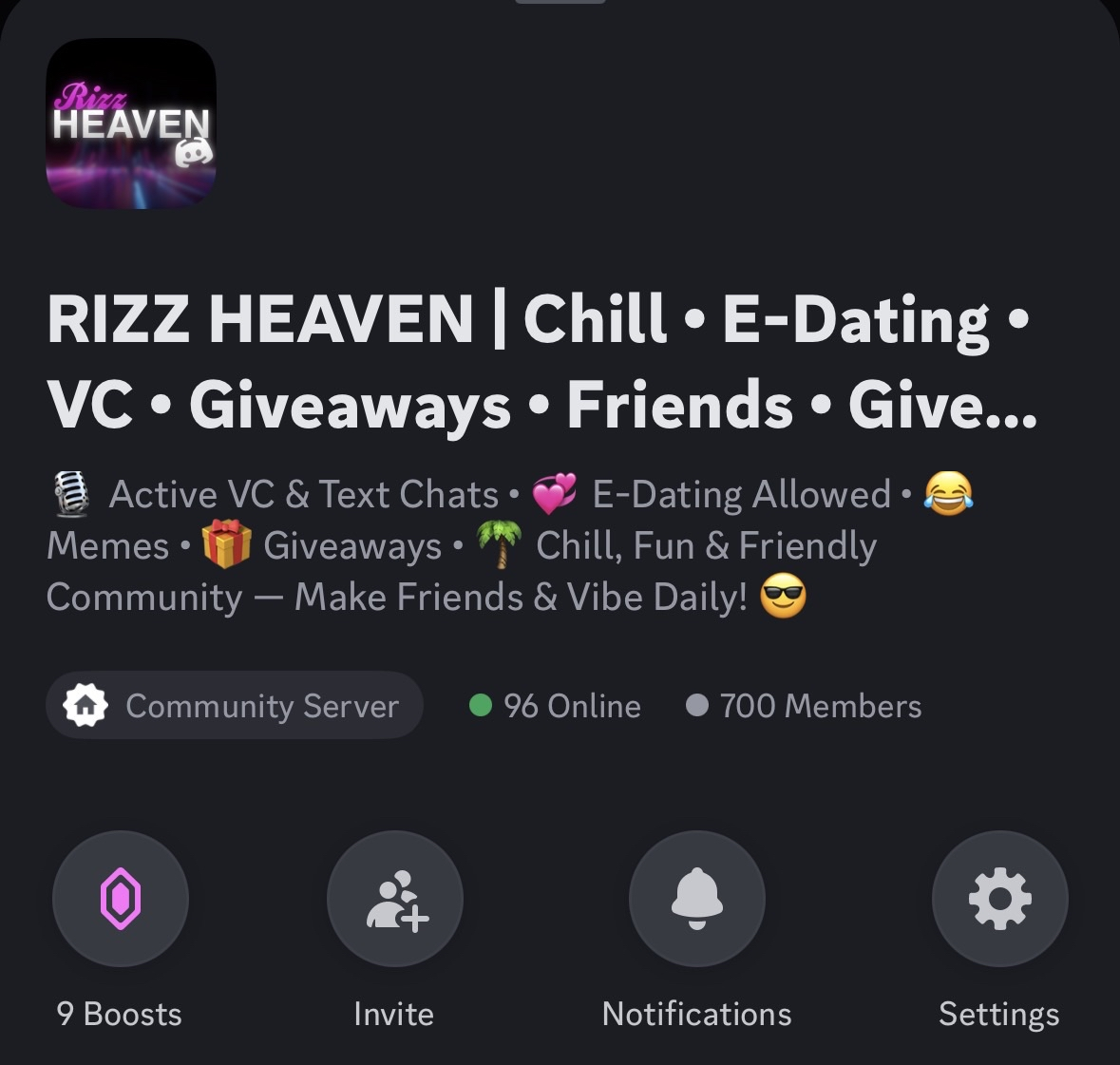 RIZZ HEAVEN Hits 700 Members — Celebration!