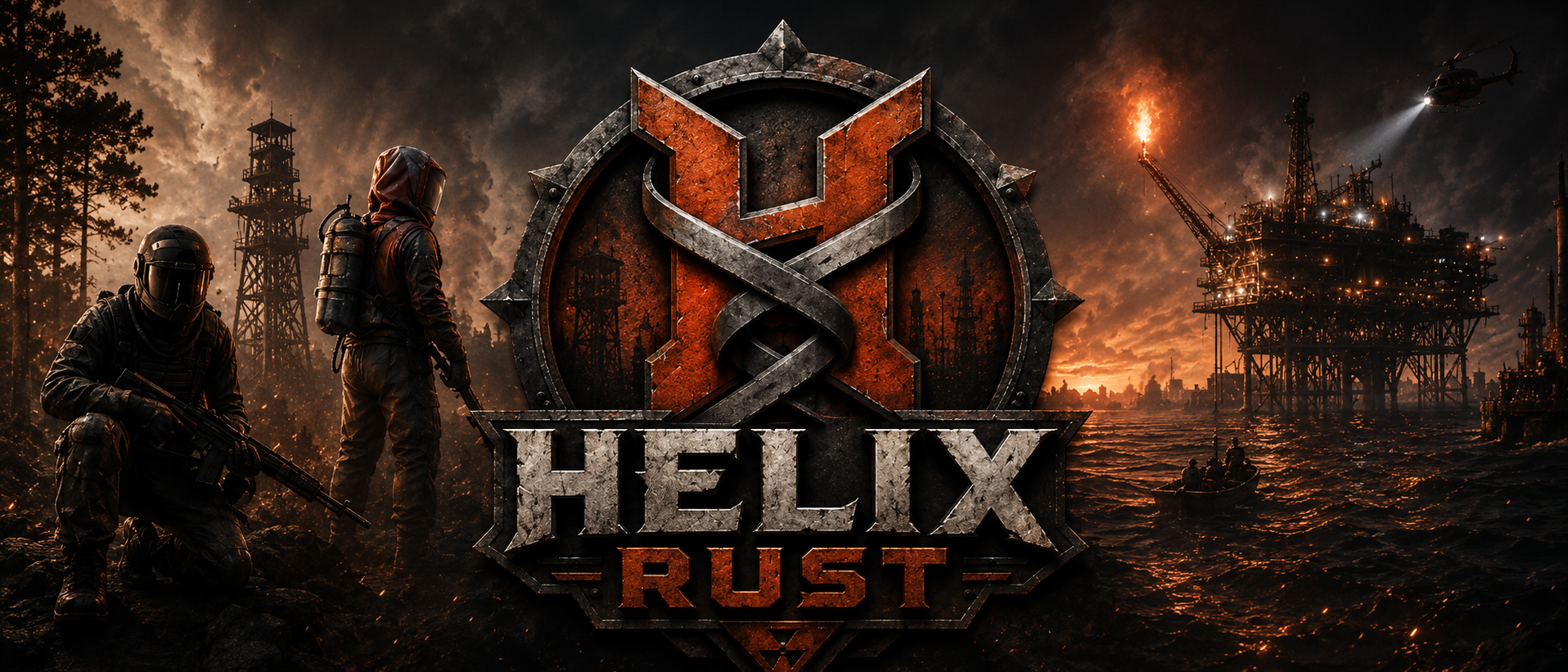 HELIX RUST | 2X | SOLO/CLAN | BR