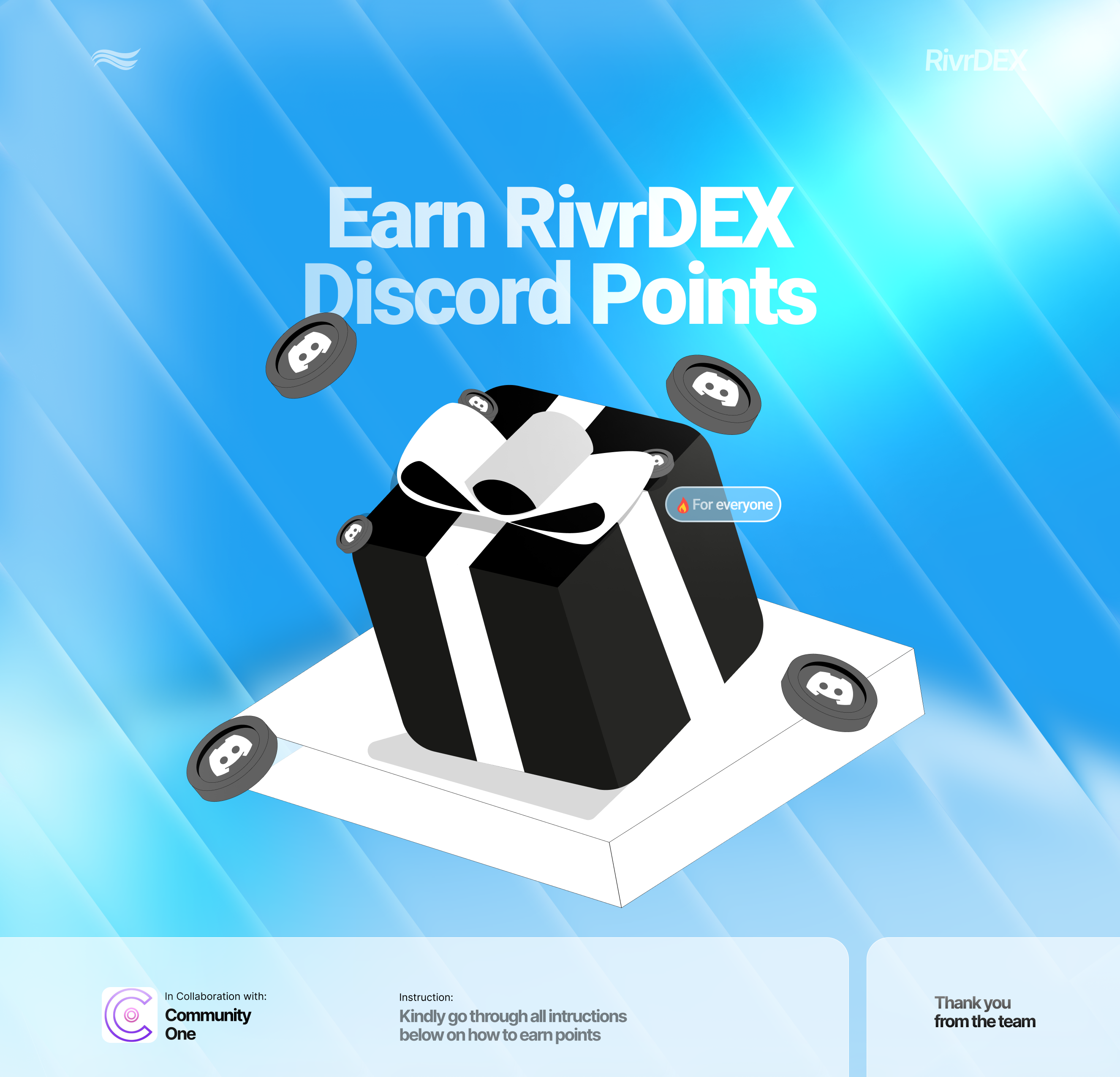 RivrDEX Quests Live — Win Quest Champion