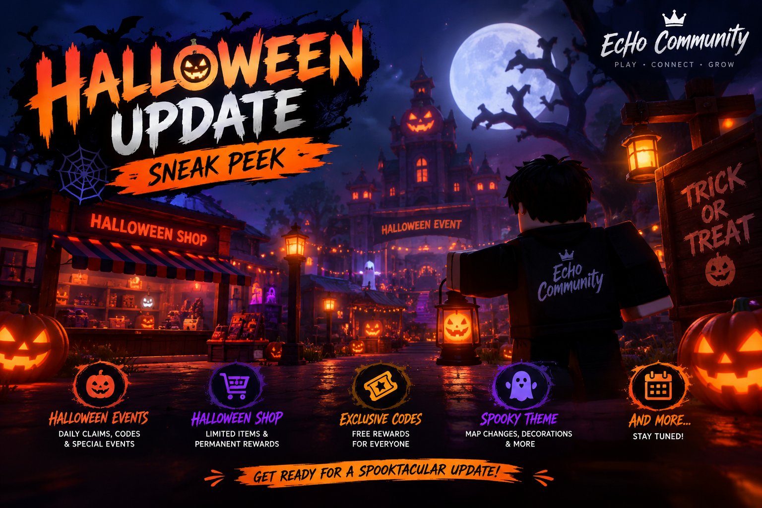 Halloween Events Now Live in Echo Community