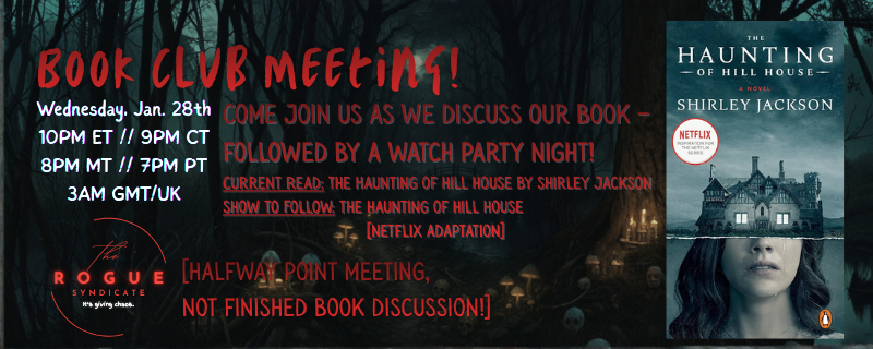 Book Club: The Haunting of Hill House Read