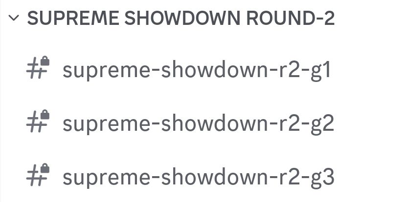 TMR Esports Supreme Showdown Schedule Posted