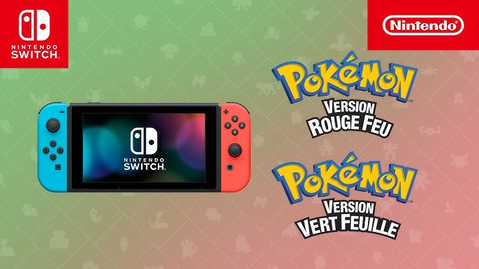 Pokémon RF et VF  de retour sur Switch !