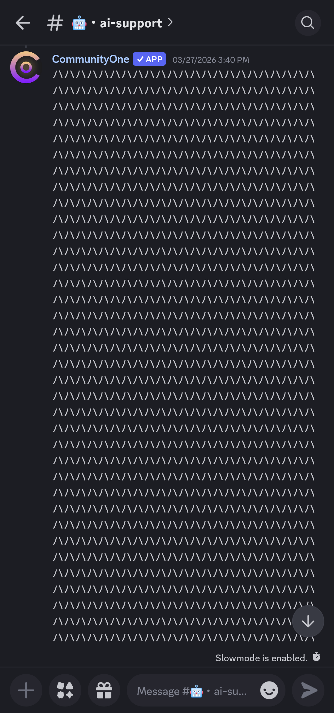 Spark can be spammy