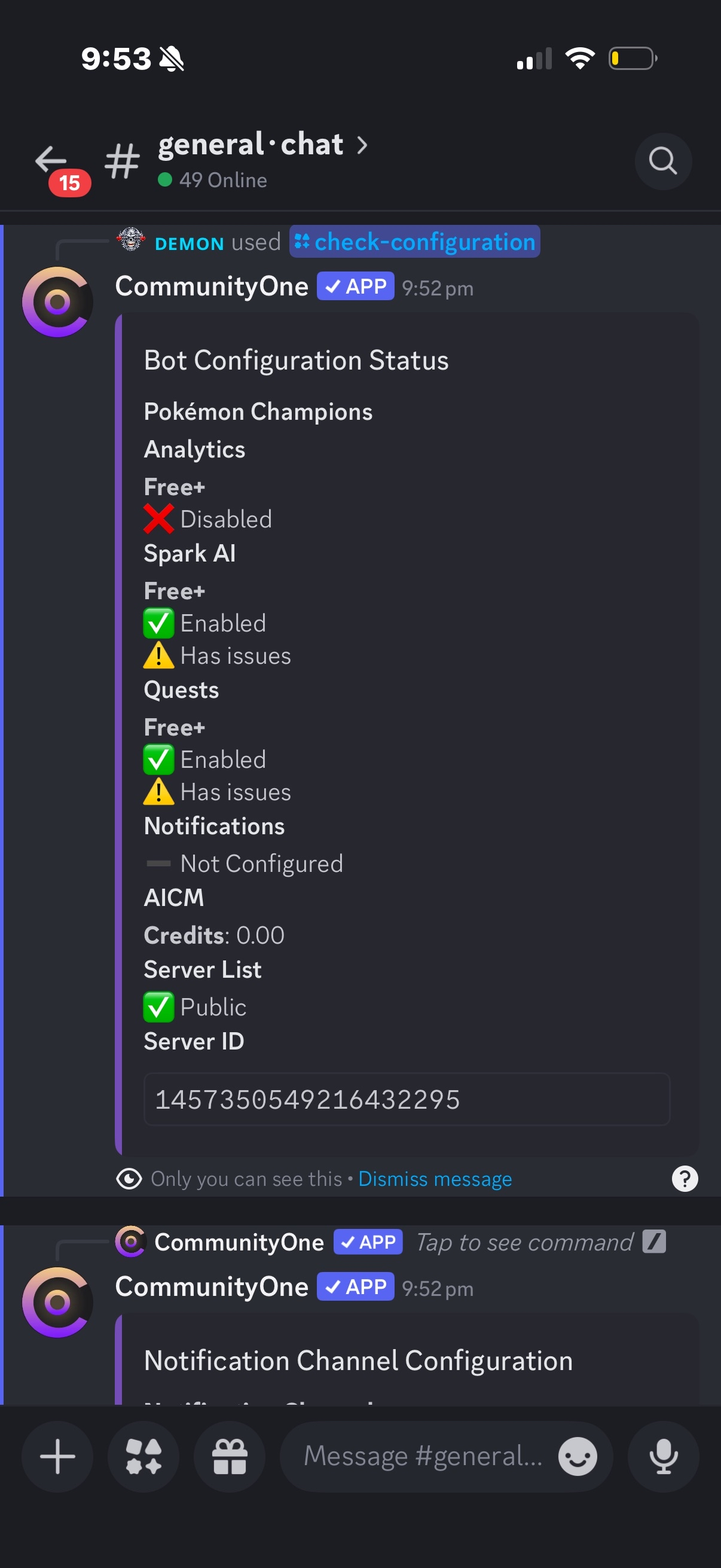 Invite Fix for CommunityOne Server