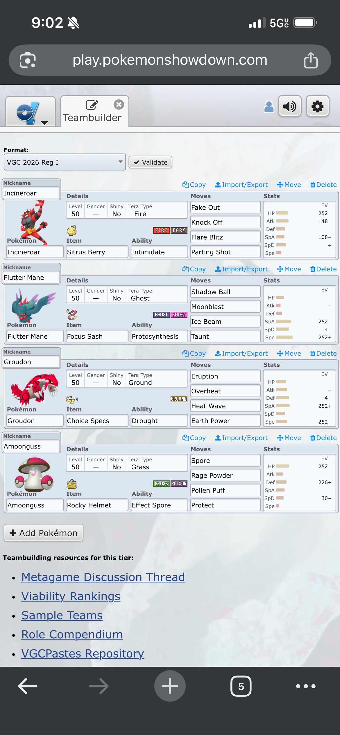 New to VGC Help Thread and Team Advice