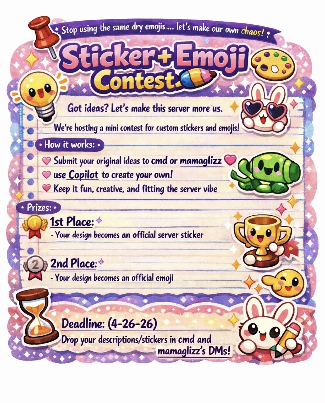 Sticker + Emoji Contest at /D0llz - Image 1