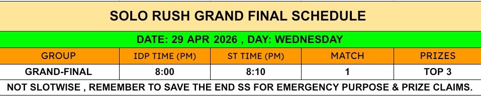 TMR Esports Grand Final Schedule Announced