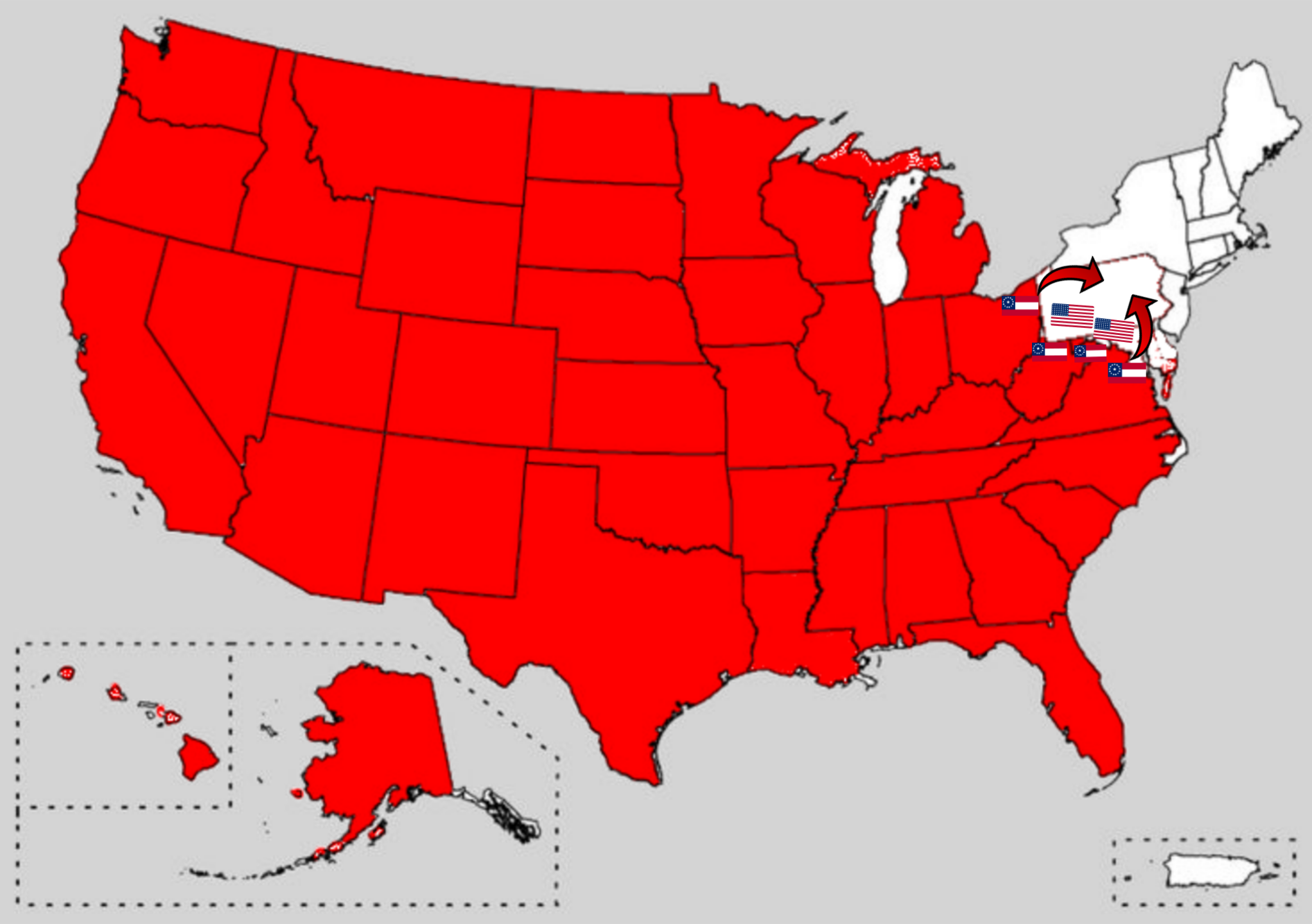 America Civil War Event Earth Strategy RP