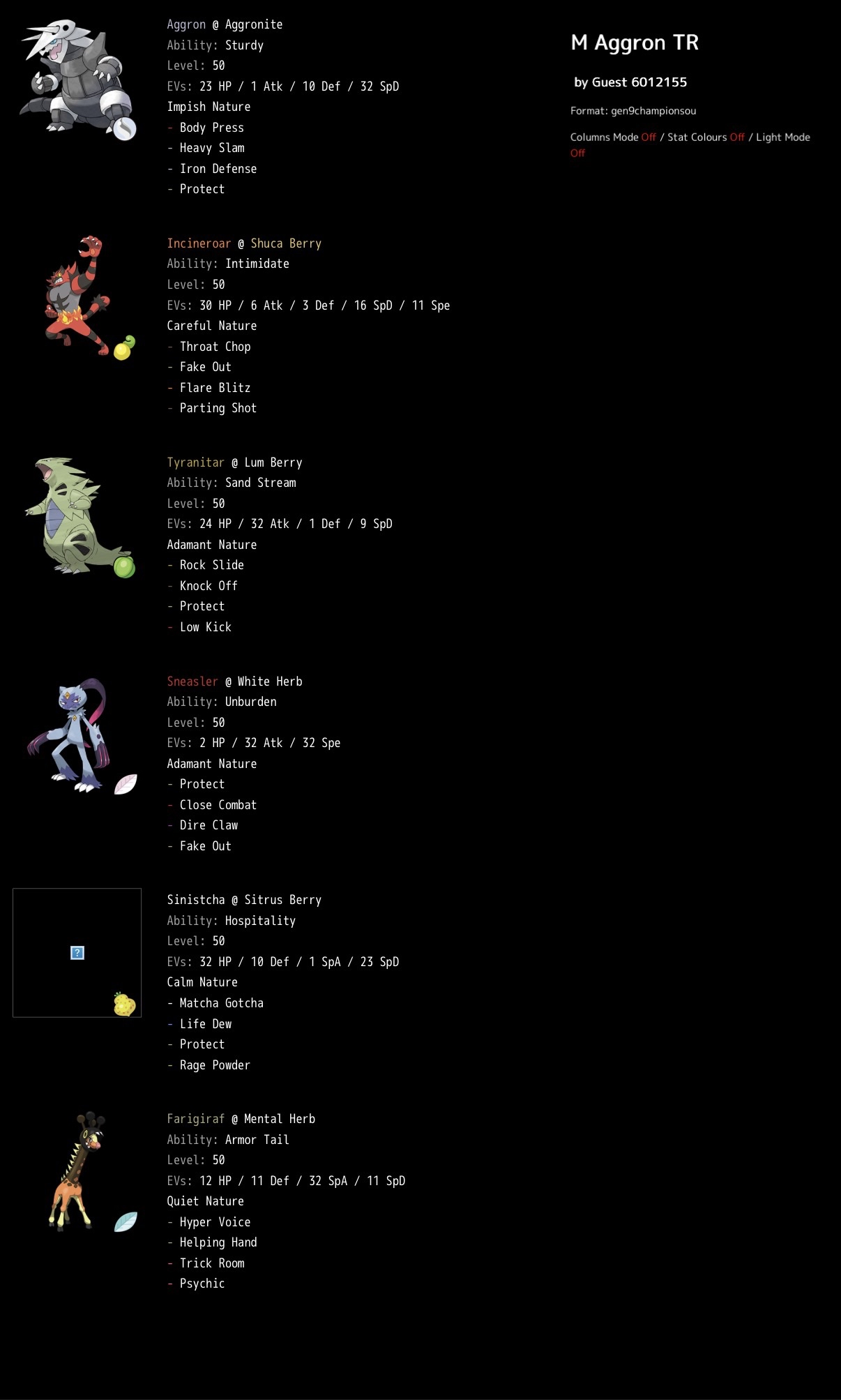 Mega Aggron Team Help: TR Pelipper Fire Matchups