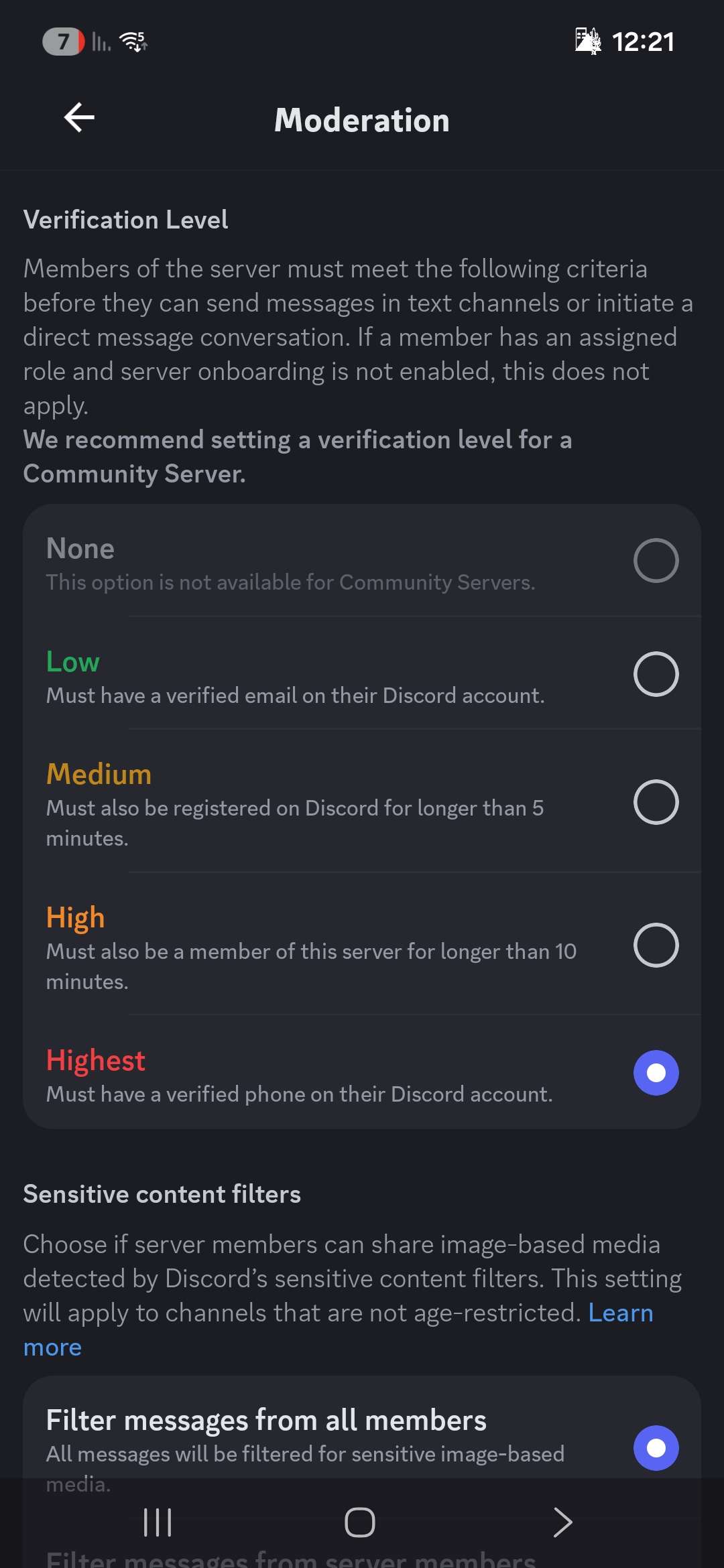 חיזוק אבטחה בשרת Israel Developers