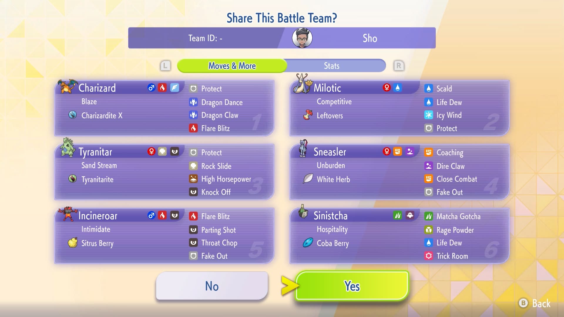 Help Building a TTar-Centric VGC Team