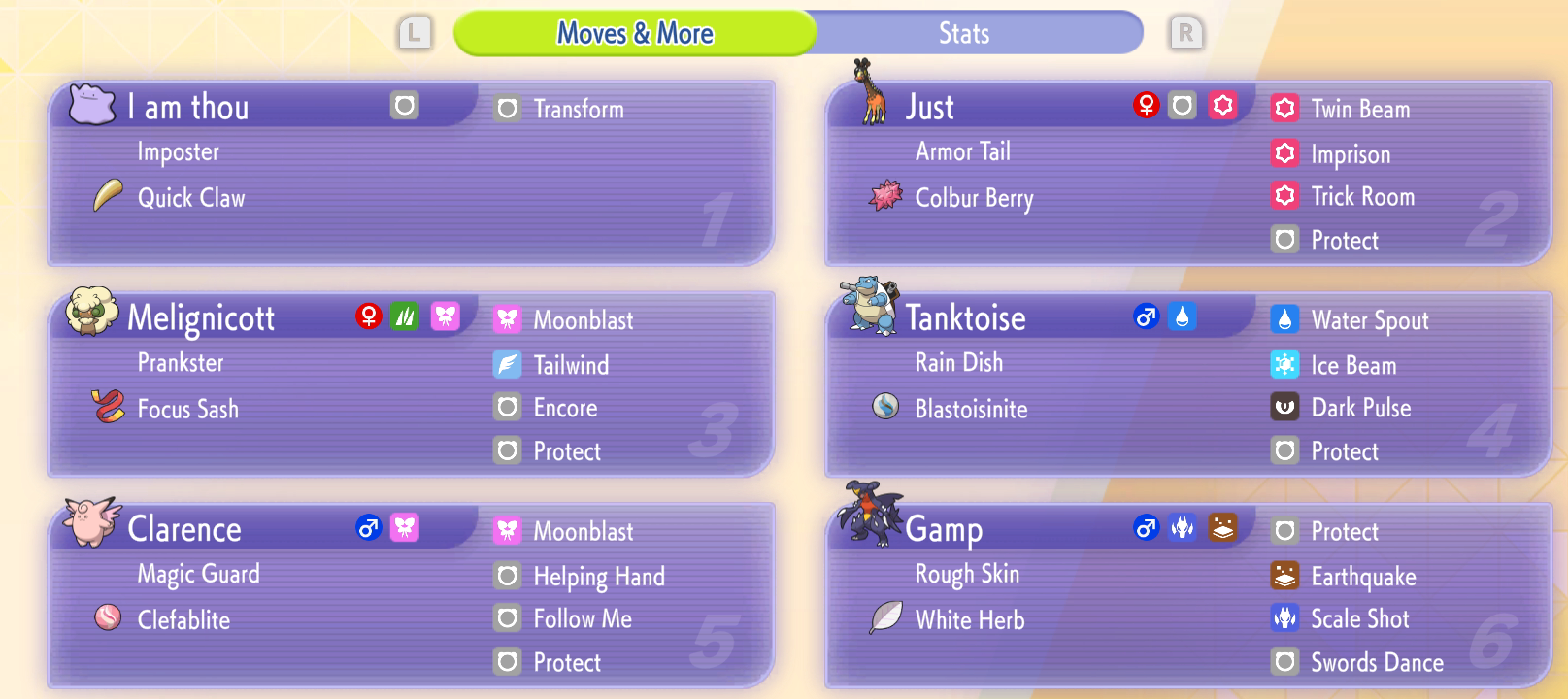 Team Dump: Scizor Rain & Symbiosis Florges