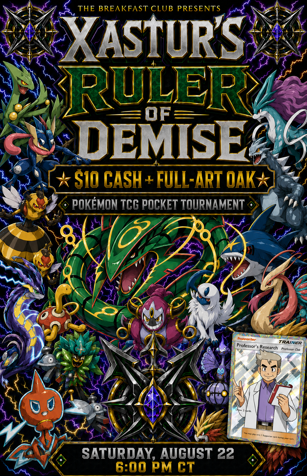 Xastur’s Ruler of Demise Tournament Flyer