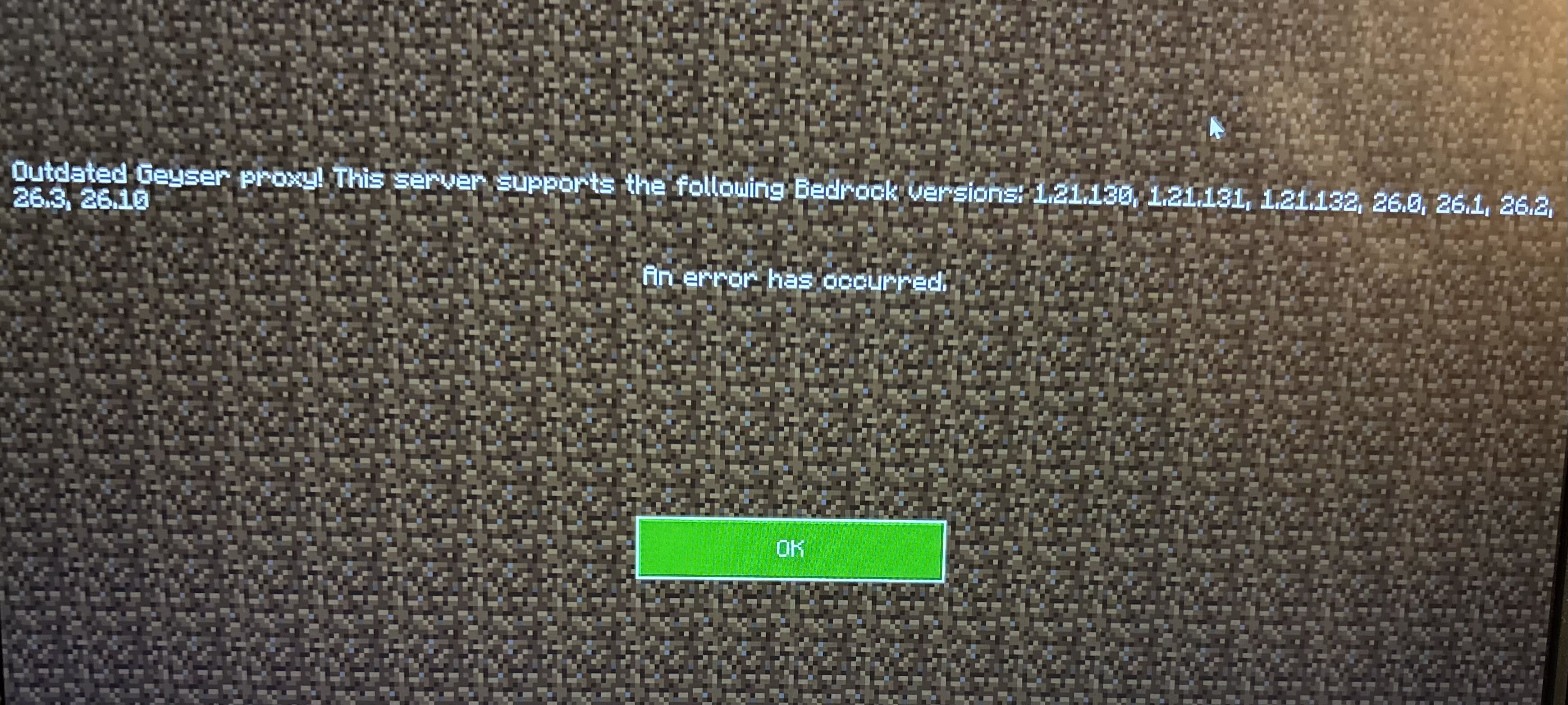 Bedrock Players Can't Join on Paper 1.21.11