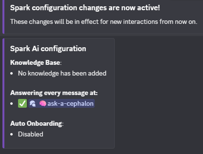 Knowledge Not Displaying in Docs