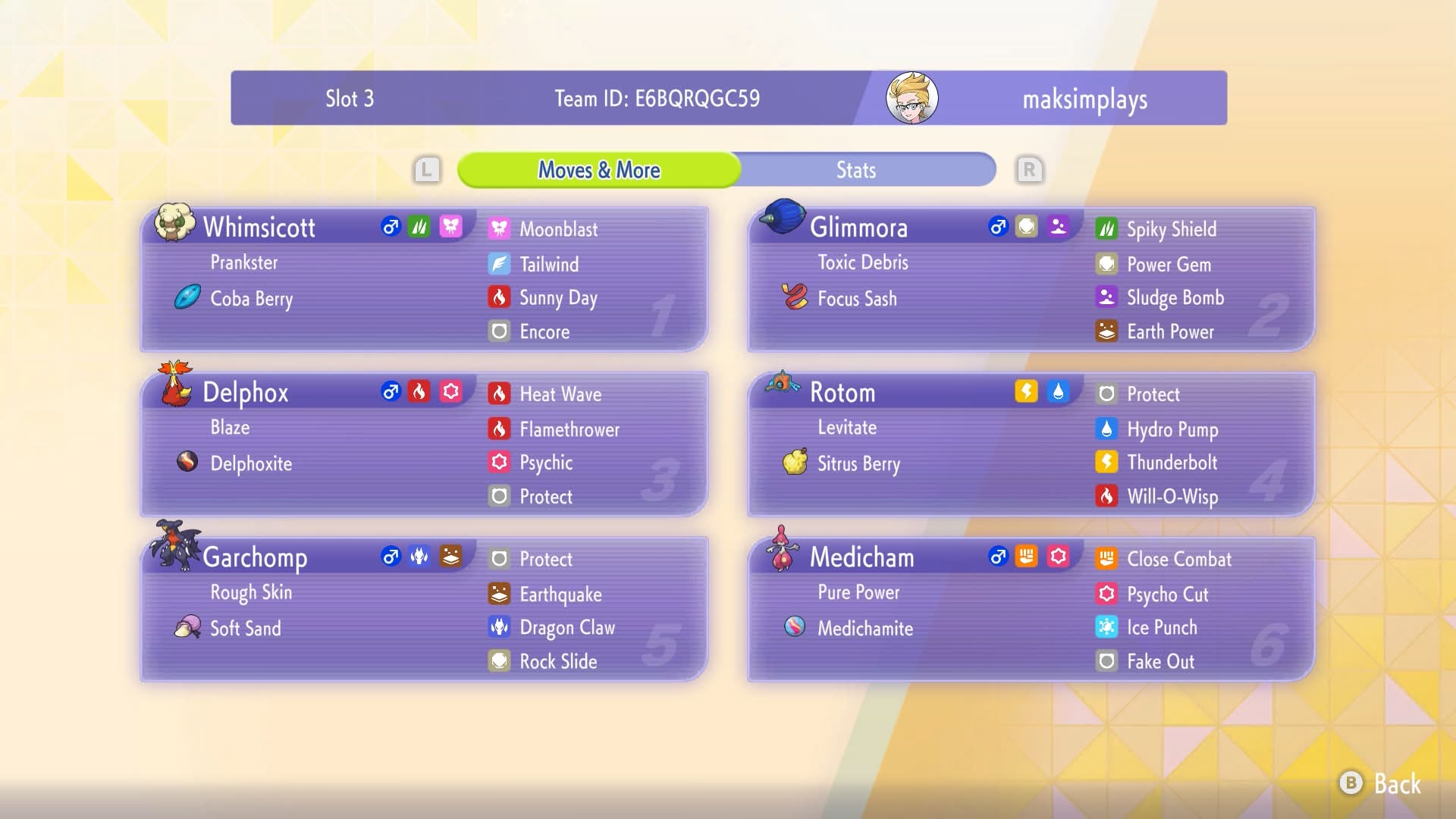 Whimsicott + Glimmora Team Ideas - Image 1
