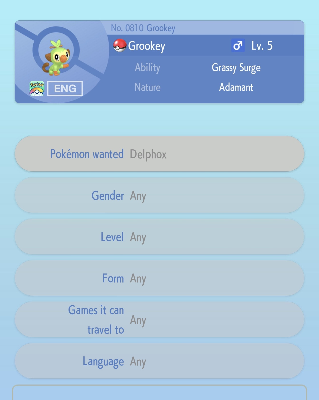 Seeking ZA Delphoxite for Mega Delphox Team