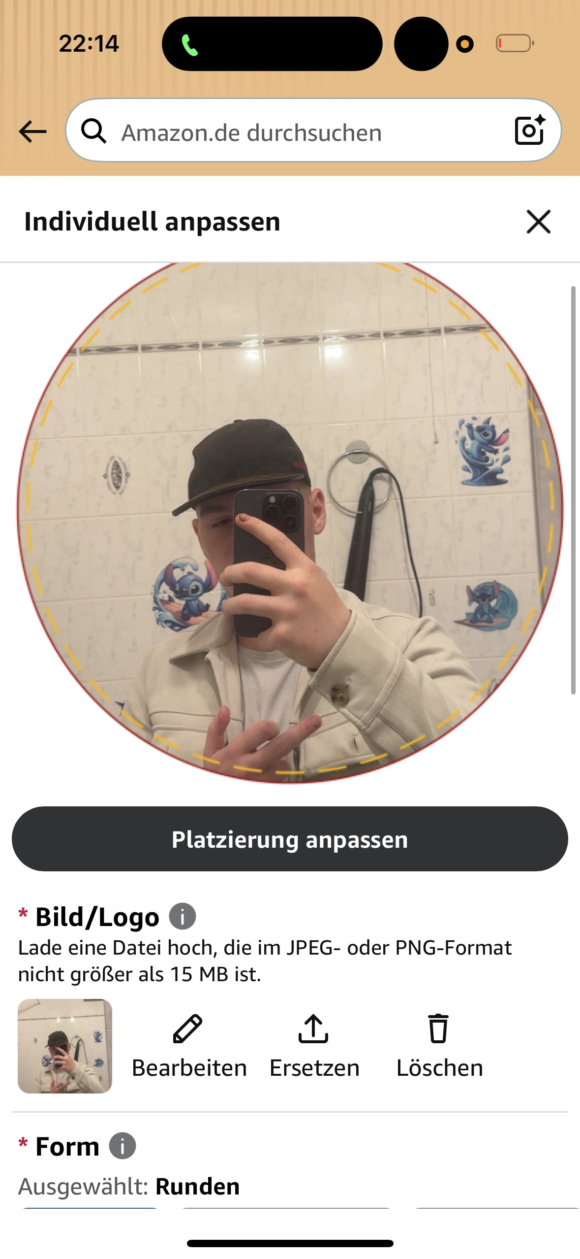 Logo Sticker Bild von mir