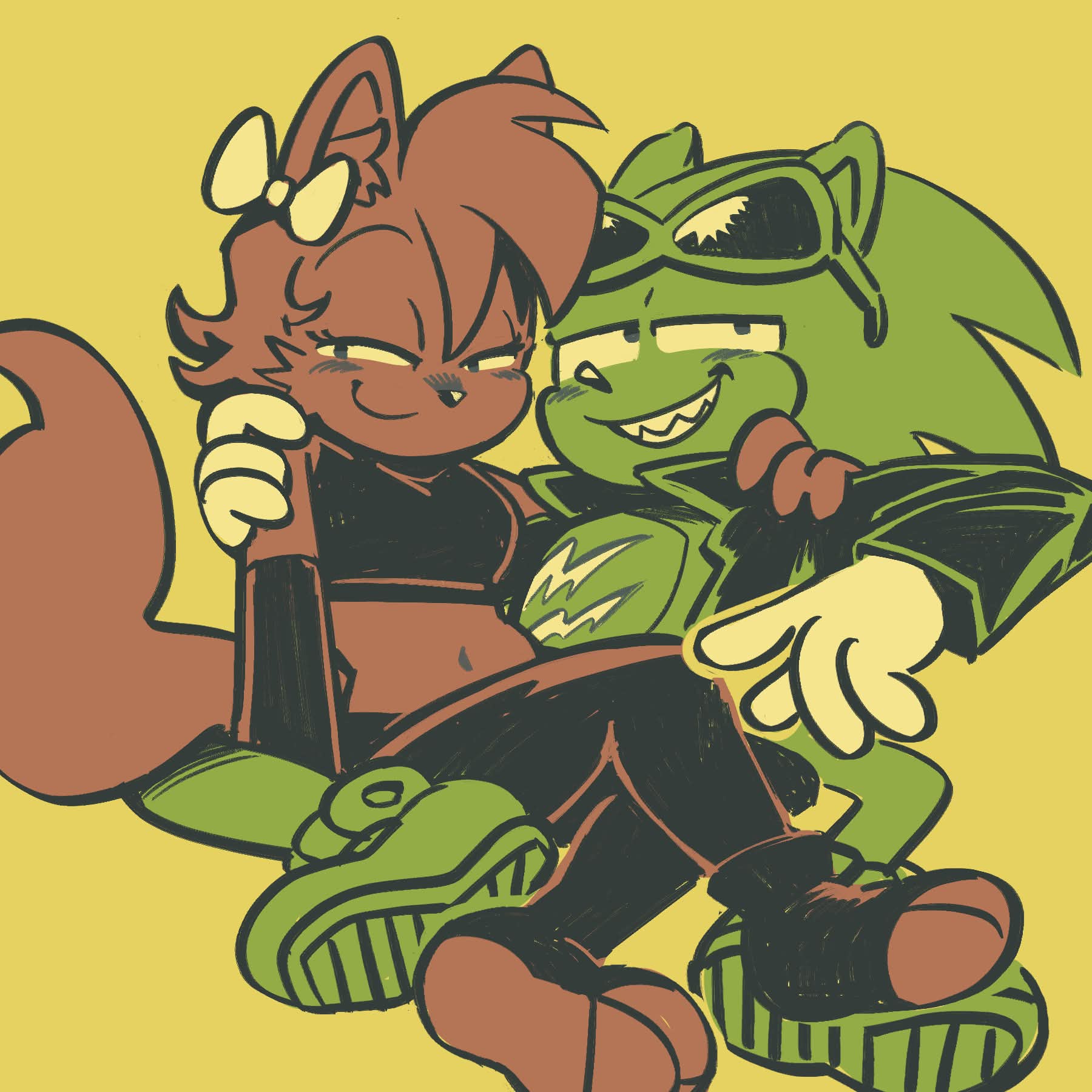 The Bonnie to My Clyde || Fiona x Scourge