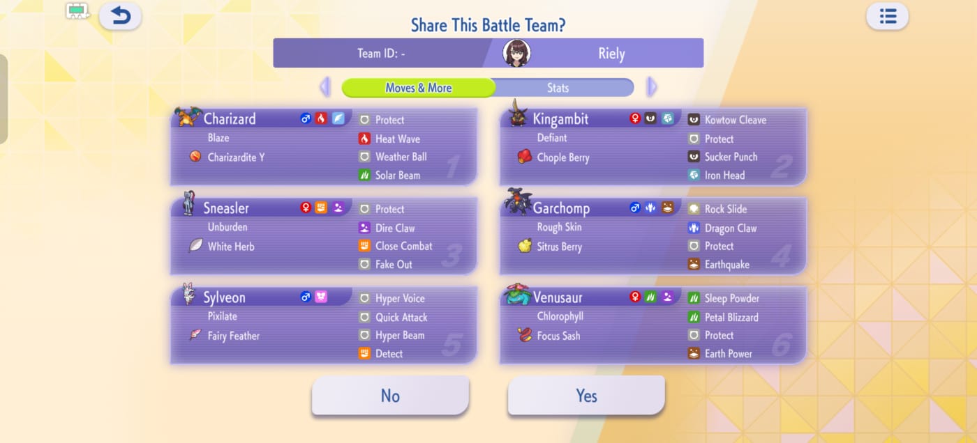 Need 6th Pokémon Help vs Tailwind & Megas - Image 1