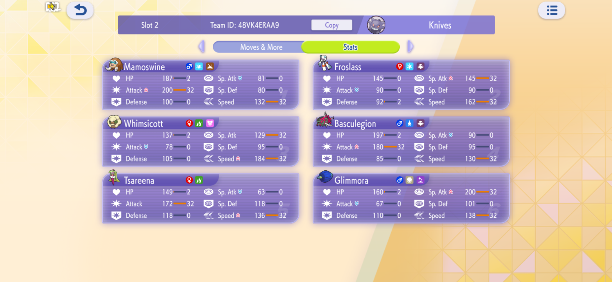 Mega Froslass Team Feedback for Tournament - Image 1