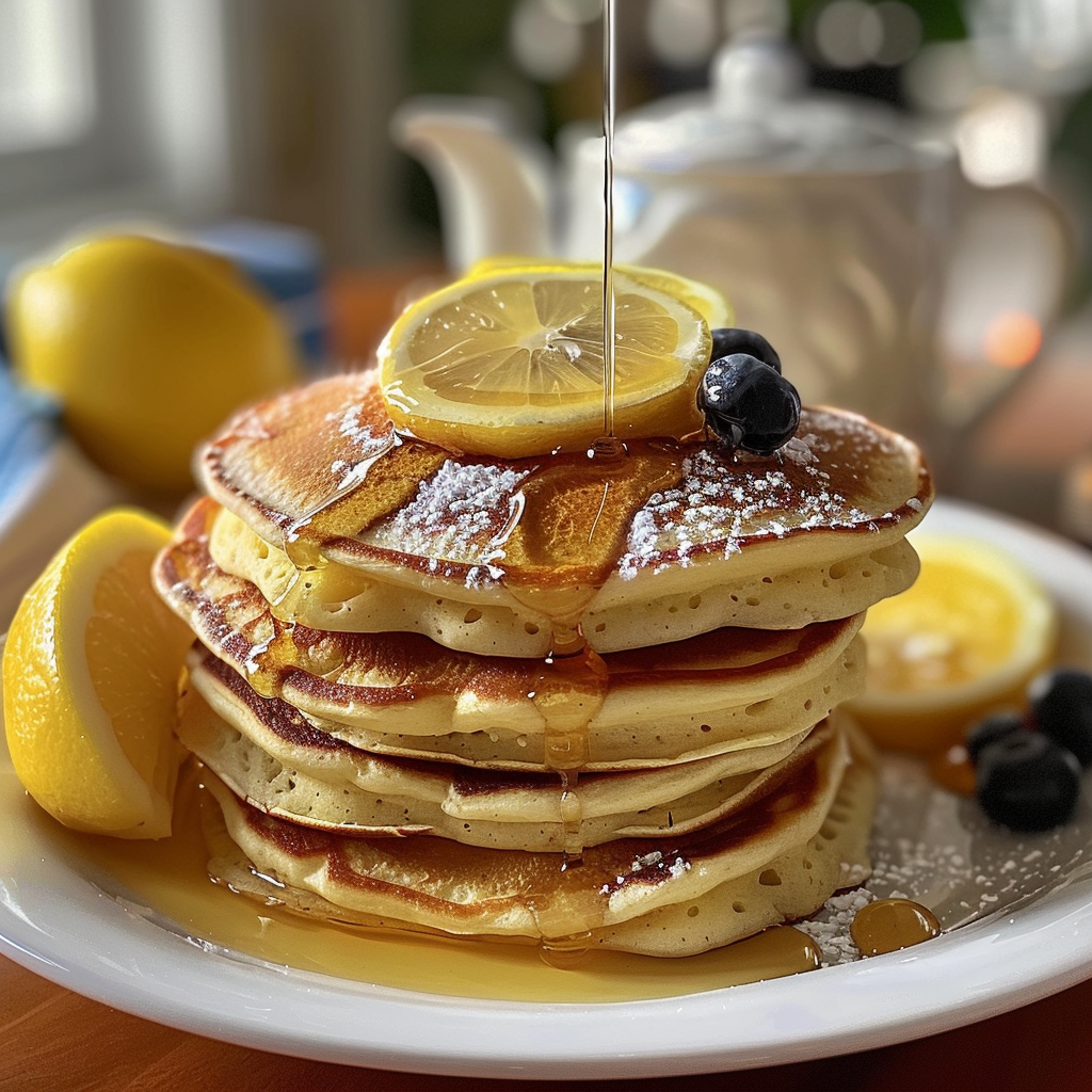 Restaurant-Style Lemon Ricotta Pancakes Fluffy