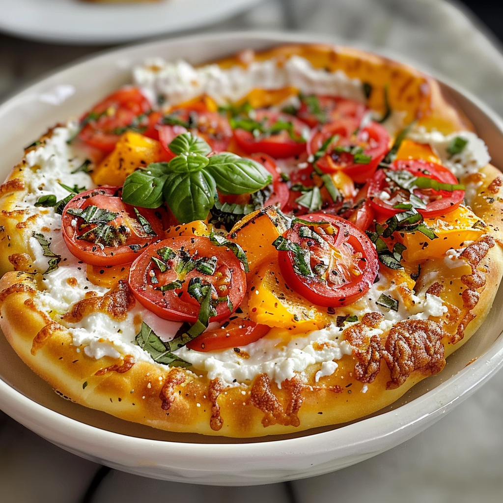 Cottage Cheese Pizza Bowl for the Whole Family