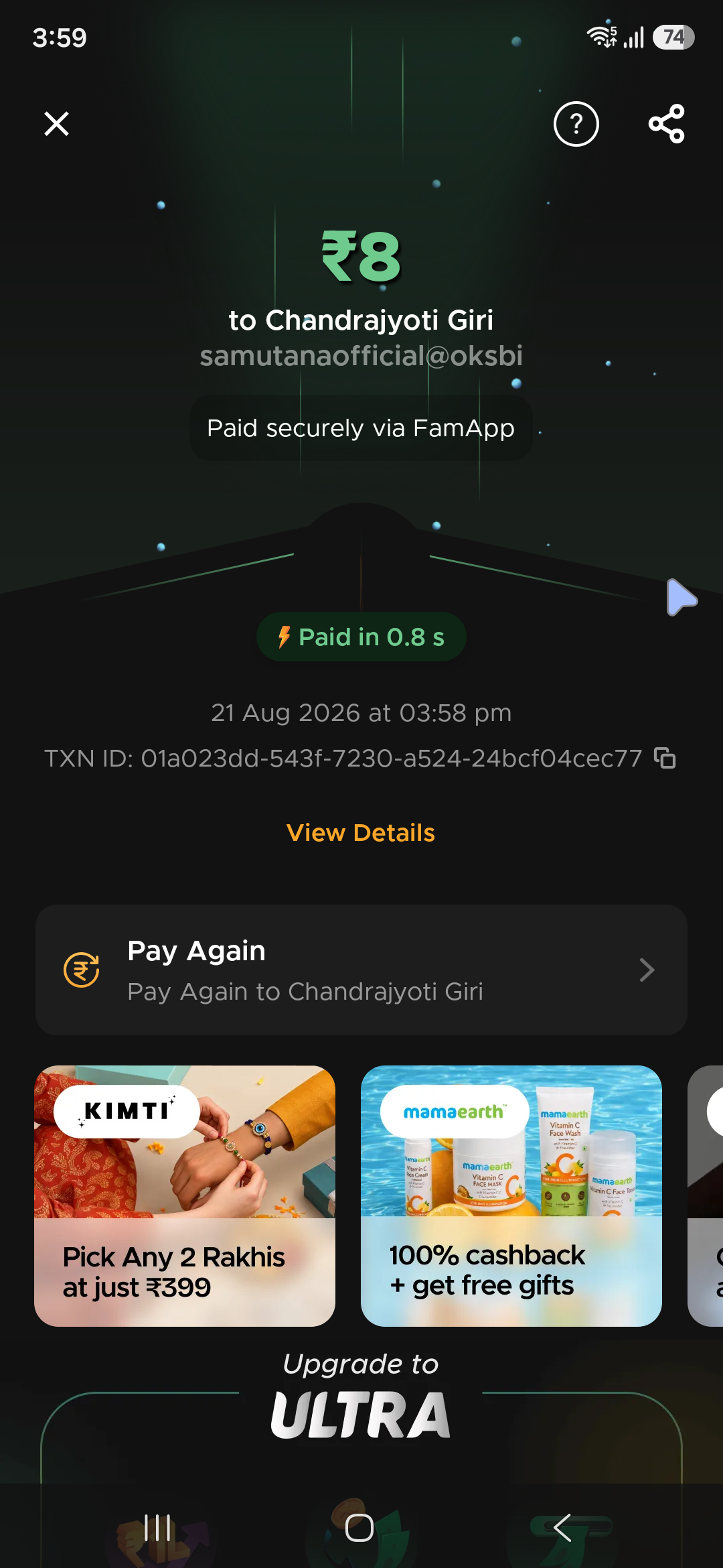 Payment Proof