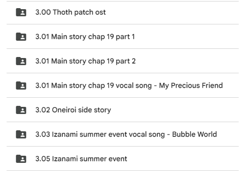 Organized BGMs/OSTs By Updates - Image 1