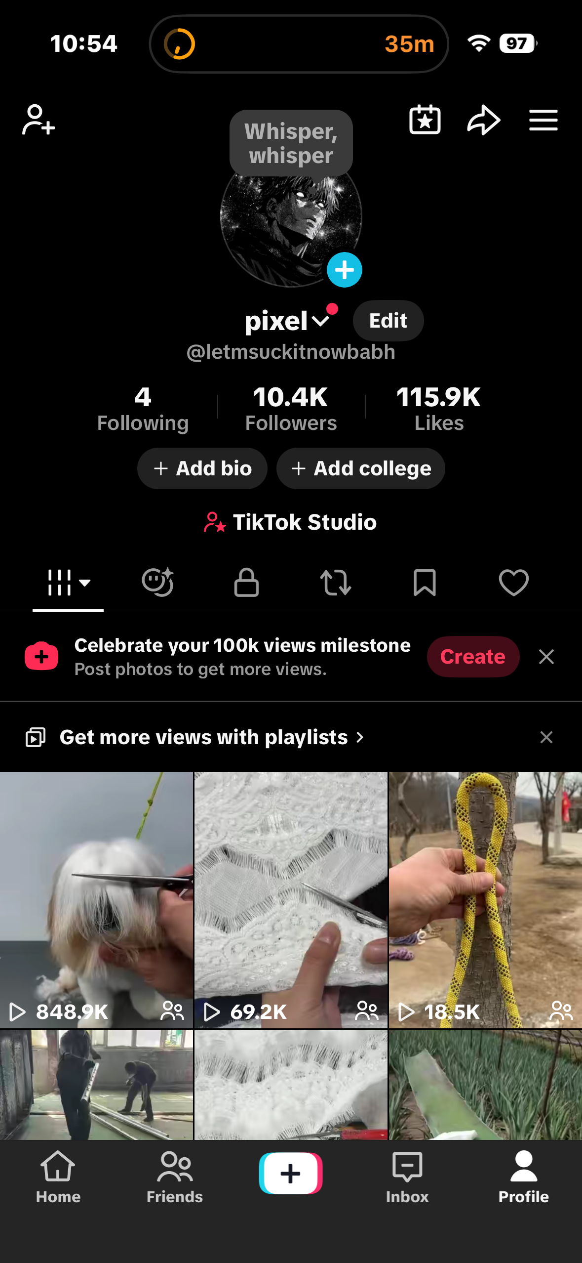 Monetized 60M+ Views TikTok Account for Sale | Bassys Mart - Image 1