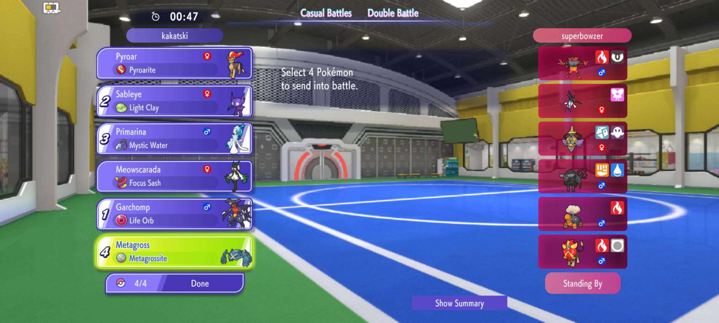 Aide pour composer une équipe Pokémon VGC : Méga-Braségali et Méga-Métalosse