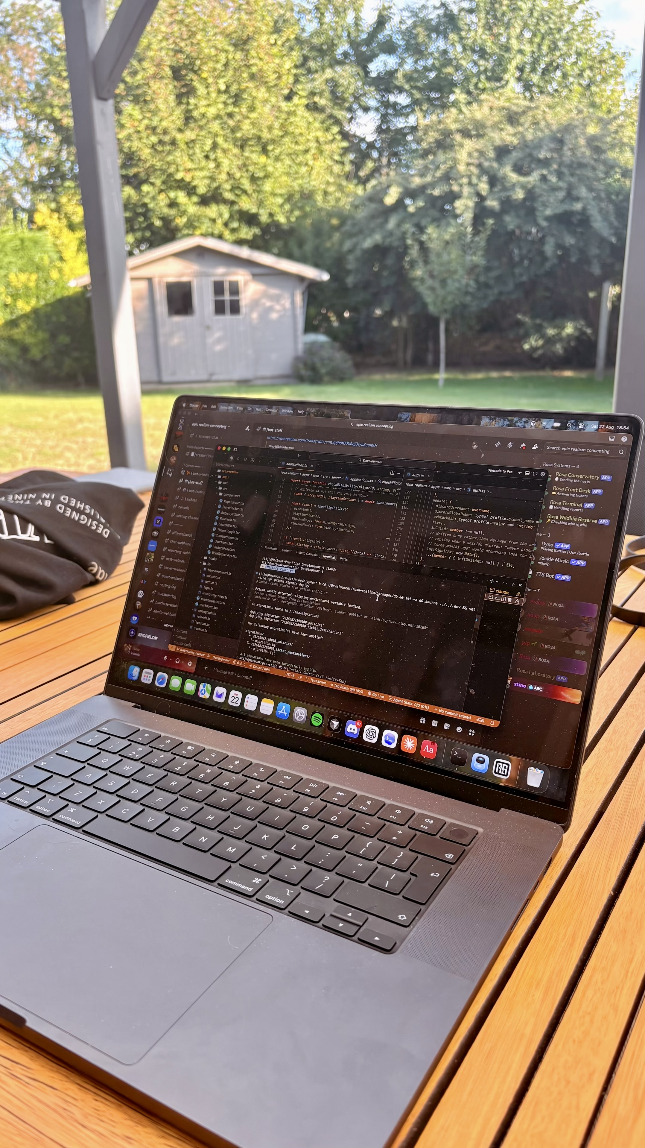 i code just about anywhere to be honest.