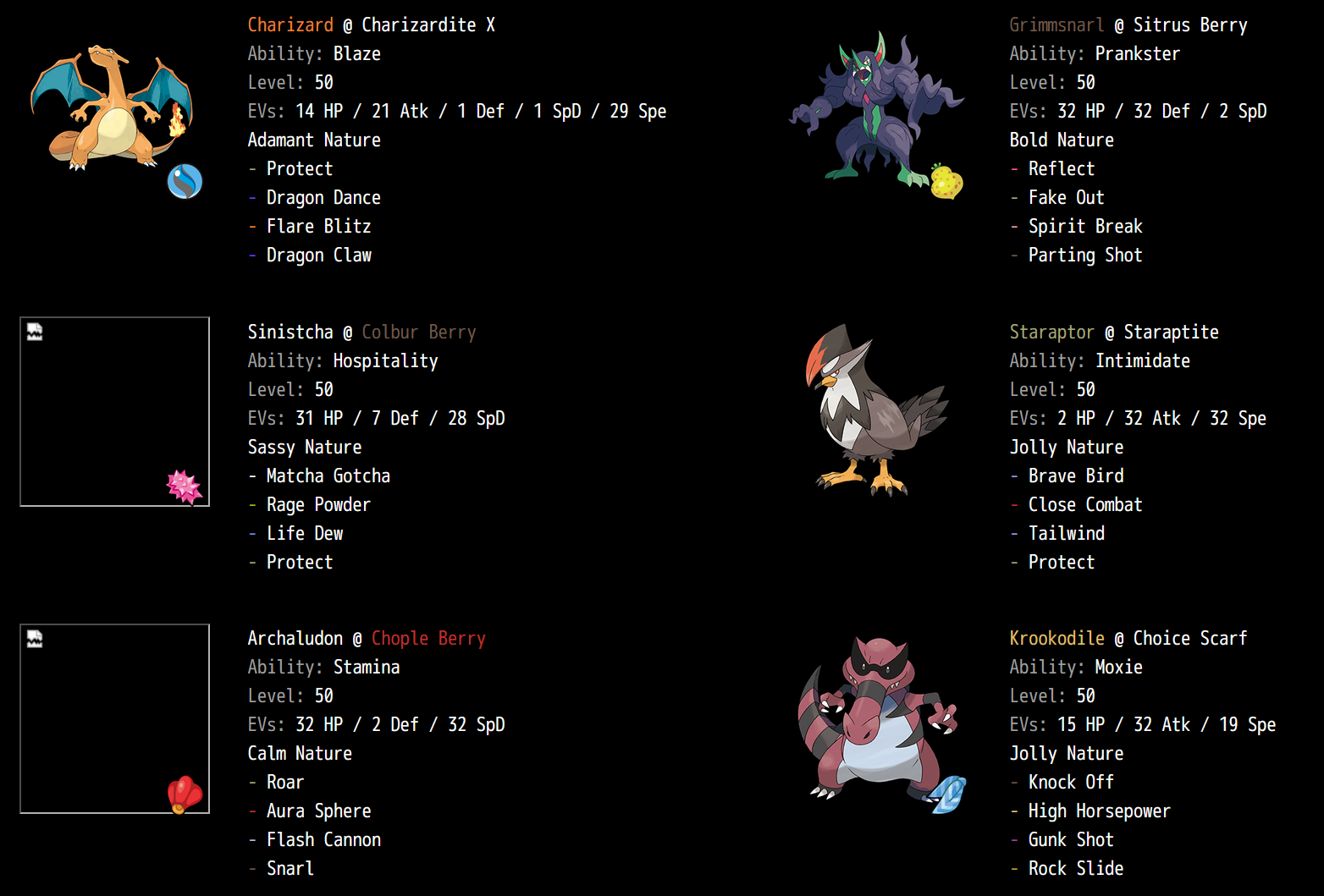 Mega Charizard X & Staraptor VGC Team Guide