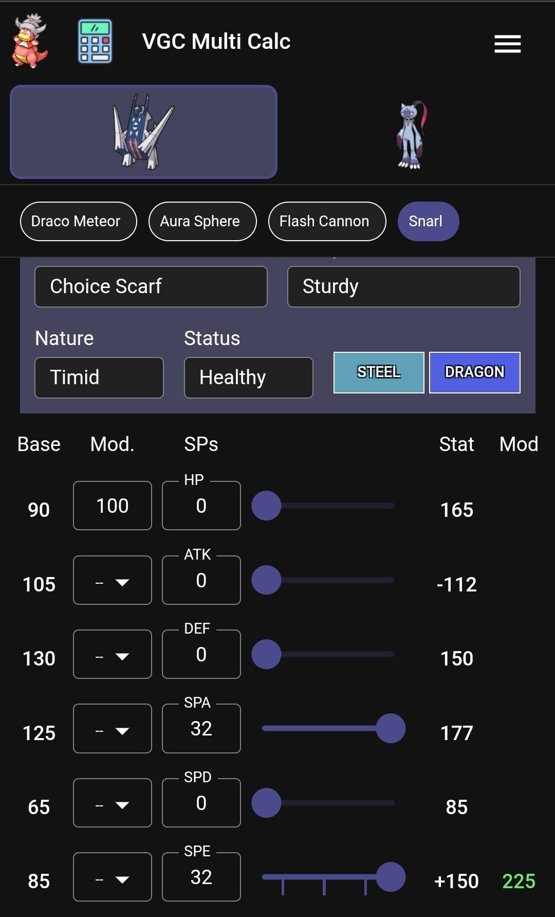 Aide à la construction d'équipe et aux stratégies Pokémon VGC, régulation M-C
